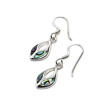 Sterling Silver & Abalone Earrings (E264ABT)