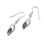 Sterling Silver & Amethyst Earrings (E306AFT)