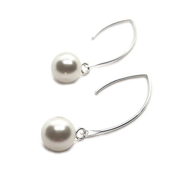 Sterling Silver & Pearl Earrings (E308PLT)