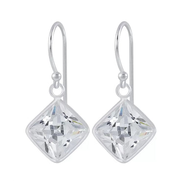 Sterling Silver & Cubic Zirconia Earrings (E315CZT)