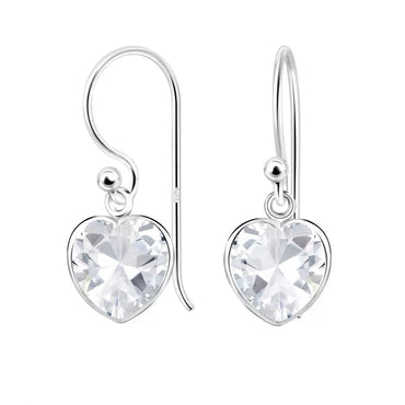 Sterling Silver & Cubic Zirconia Earrings (E318CZT)