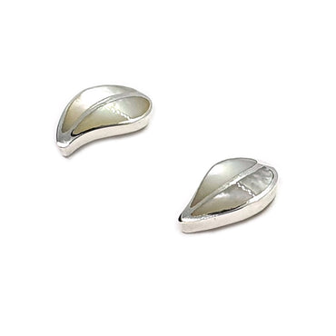 Sterling Silver & White Mother of Pearl Earrings (E649WPT)