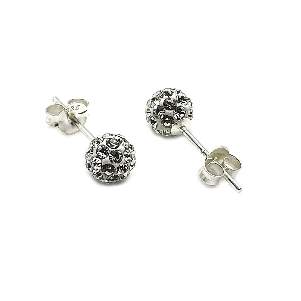 Sterling Silver & Crystal Earrings (E711CZT)