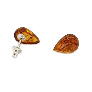 Sterling Silver & Amber Earrings (E719COT)
