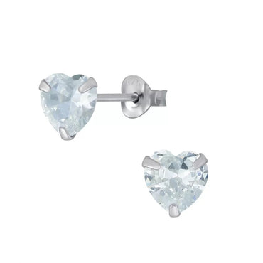 Sterling Silver & Cubic Zirconia Earrings (E727CZH)