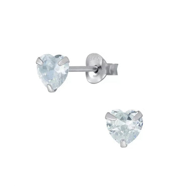 Sterling Silver & Cubic Zirconia Earrings (E730CZH)